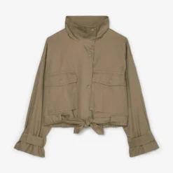 Marc O'Polo Super Cropped Jacket In A Trench Coat Style, Relaxed Fit Made Of Herringbone Cotton Fabric -Marc O'Polo Verkäufe a320ad3a57bc7b45ca69cba394ad0dbe scaled