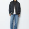 Marc O'Polo Bomber Jacket In A Regular Fit With Biker Collar