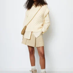 Marc O'Polo MO'P X CHEVIGNON Sleeveless Knit Sweater Loose Virgin Wool Mix