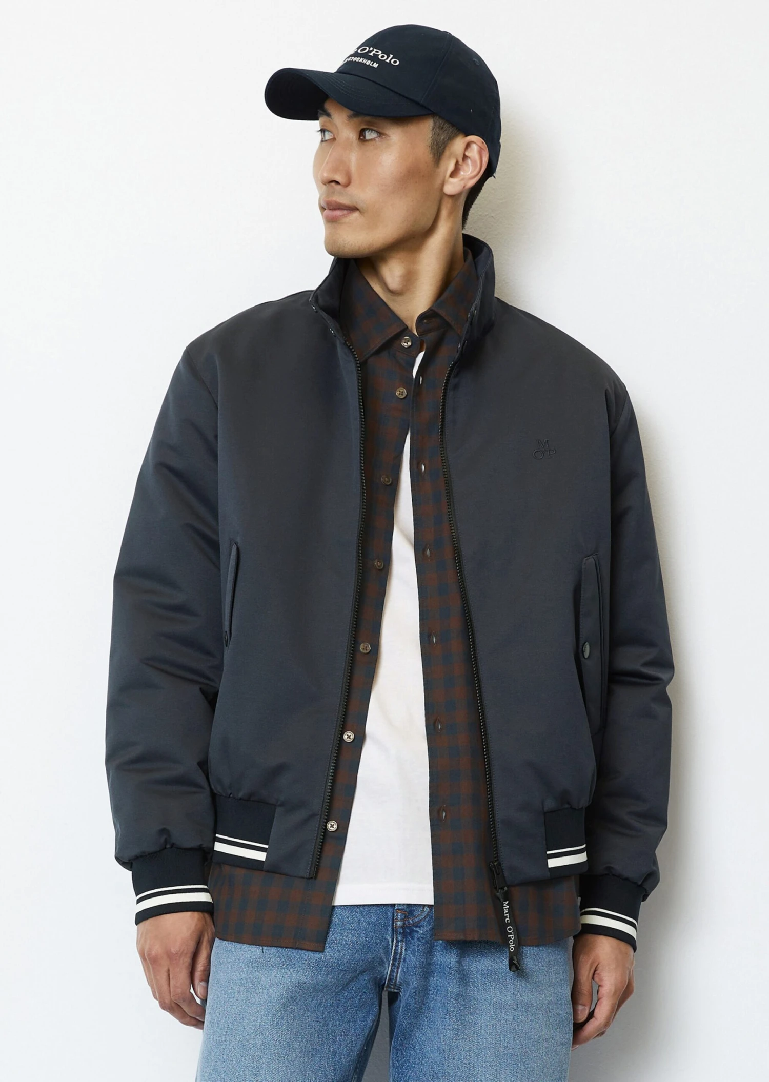 Marc O'Polo Bomber Jacket In A Regular Fit With Biker Collar 6 Marc O'Polo Bomber Jacket In A Regular Fit With Biker Collar – Bild 4