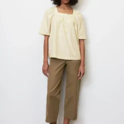 Marc O'Polo Bohemian Blouse With Square Neckline In An Organic Cotton And TENCEL™ Lyocell Blend -Marc O'Polo Verkäufe b8d3b386729d54373c3896d5f64fdf3a scaled