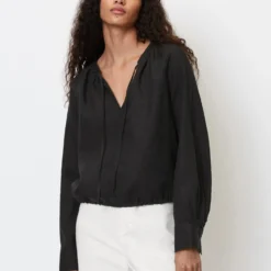 Marc O'Polo Linen Boho Blouse In A Regular Fit With Drawstring At The Hem -Marc O'Polo Verkäufe ba97c8c487916adf1b503535016a63d3 scaled