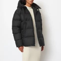 Marc O'Polo Buffer Down Cape Relaxed With Side Button Bands