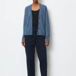 Marc O'Polo Delicate Knit V-neck Cardigan Loose From Wool Alpaca Wool Mix -Marc O'Polo Verkäufe bf6e4ed260b676f5c6724fce81e77eda scaled