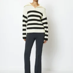 Marc O'Polo Striped Troyer Style Sweater Made Of Organic Cotton -Marc O'Polo Verkäufe c1ed12d42e788b86bc7ca51f840cef82 scaled