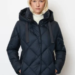 Marc O'Polo Buffer Down Jacket Regular With Contrasting Hood