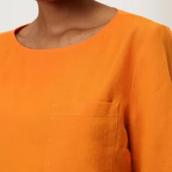 Marc O'Polo Linen Blouse Top Back Made Of Cotton Voile -Marc O'Polo Verkäufe ccaf24327ec04677c4e539924832c322 scaled