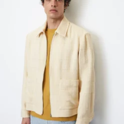 Marc O'Polo Jacket In A Relaxed Fit With A Mix Of Woven Textures