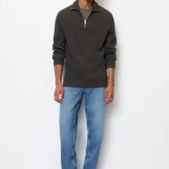 Marc O'Polo Knitted Troyer Regular Made From Organic Cotton With Virgin Wool -Marc O'Polo Verkäufe e0d615f25d23b78399c5fc4d129c3ec4 scaled