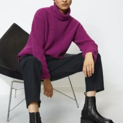 Marc O'Polo DfC Turtleneck Sweater Made Of Organic Cotton