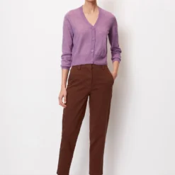 Marc O'Polo Delicate V-neck Knitted Cardigan, Slim Fit From Wool Alpaca Wool Mix -Marc O'Polo Verkäufe eb931eb774c681ff4b497a7dc84153aa scaled