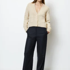 Marc O'Polo V-neck Cardigan Loose From Virgin Wool Slub -Marc O'Polo Verkäufe ec23c1bb404103f62526a1fb008ae9aa scaled