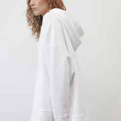 Marc O'Polo Oversized Hoodie With Slits At The Side Seams Made Of Organic Cotton