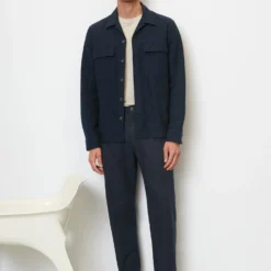 Marc O'Polo BELSBO Jogger Chinos In A Cropped Fit Made Of A Blend Of Organic Cotton And Linen