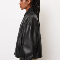 Marc O'Polo Leather Jacket In The Style Of A Cape Made Of Soft Lamb Nappa Leather -Marc O'Polo Verkäufe f51cf7f7e273aef5b39636905169b687 scaled