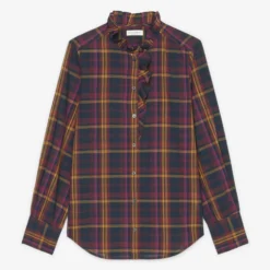 Marc O'Polo Checked Ruffle Blouse Regular Made Of Cotton Voile 17 Marc O'Polo Checked Ruffle Blouse Regular Made Of Cotton Voile -Marc O'Polo Verkäufe fb5de14476504f2207ac84d98ea81fcd scaled