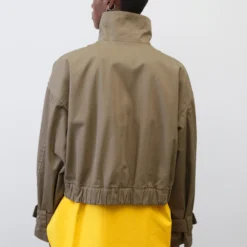 Marc O'Polo Super Cropped Jacket In A Trench Coat Style, Relaxed Fit Made Of Herringbone Cotton Fabric -Marc O'Polo Verkäufe fc609a5cd2767756028c7ea943bf399d scaled