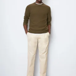 Marc O'Polo OSBY Pleats Chinos In A Tapered Fit Made Of Organic Cotton
